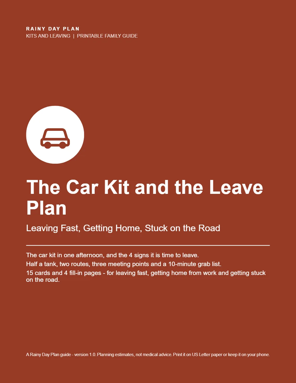 The Car Kit and the Leave Plan