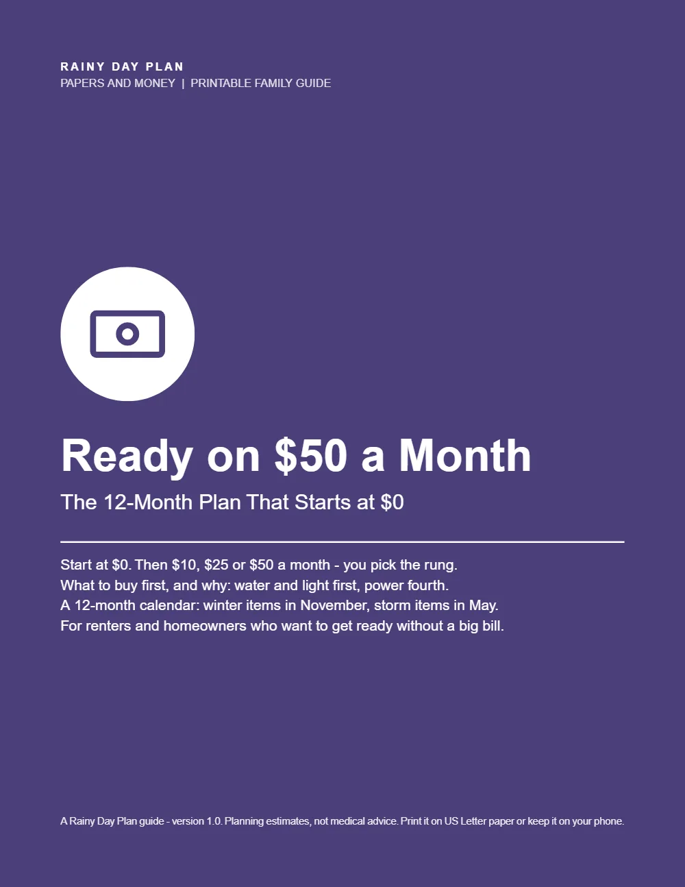 Ready on $50 a Month